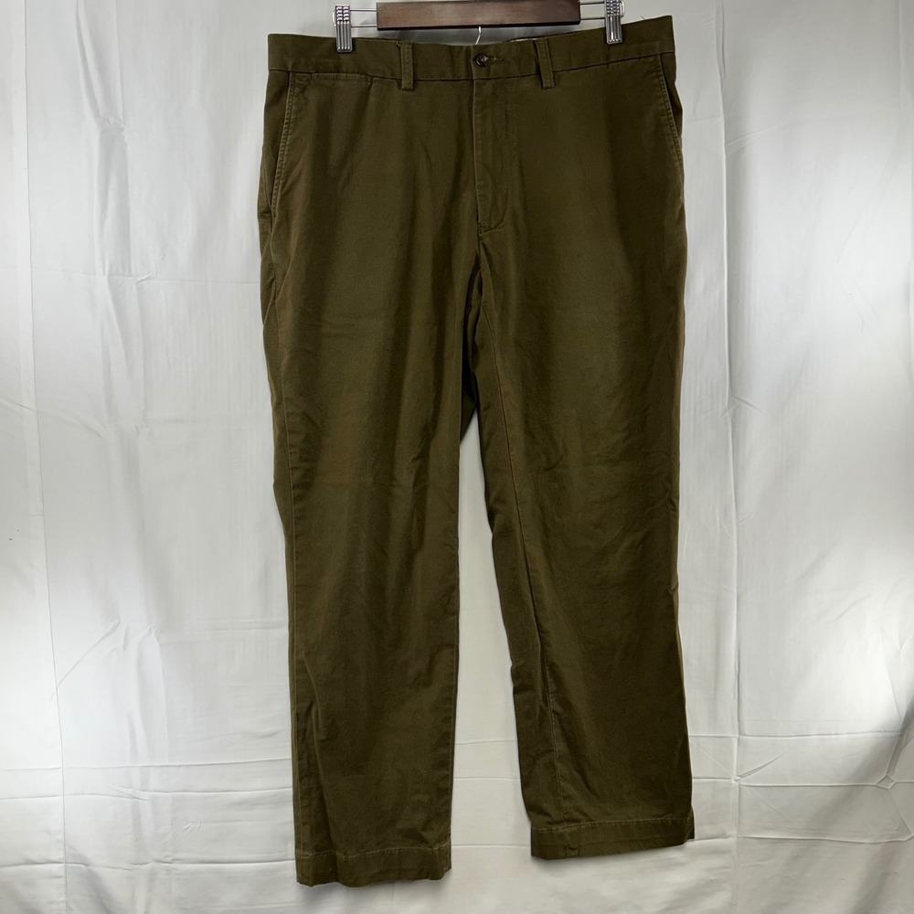 Polo Ralph Lauren Chino Pants Mens 36x30 Olive Green Classic Fit Stretch